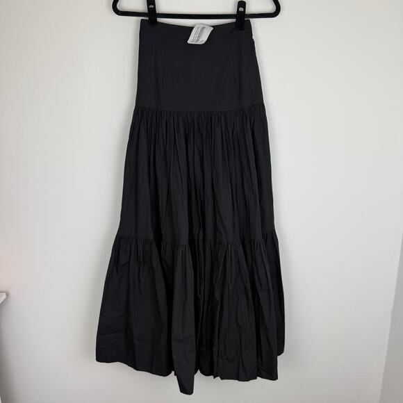 NWT Mable Lane 201 Womens Kiss Me At Midnight Pull-On Black Maxi Skirt Small - Picture 1 of 11